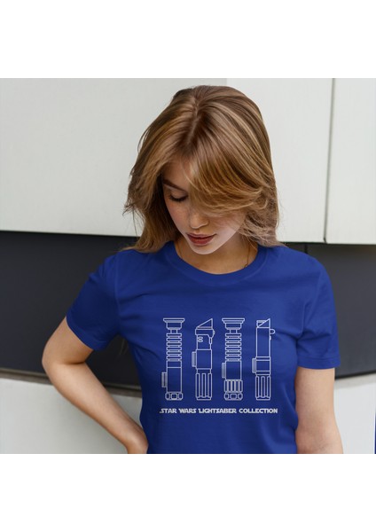 Star Wars Lightsaber Collection Tişört - Mavi fiyatları