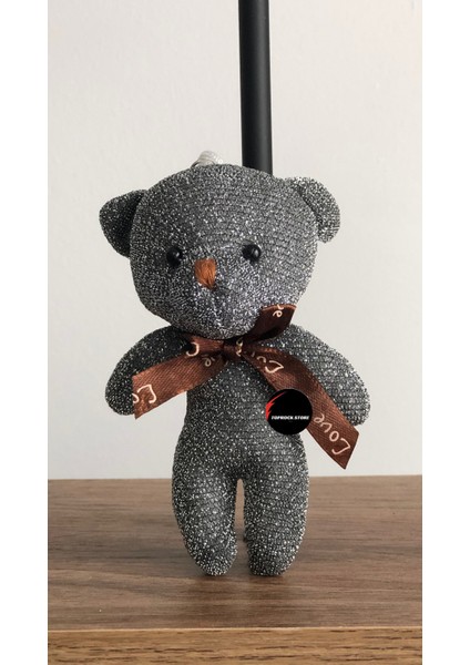 Sevimli Ayıcık Peluş Oyuncak Anahtarlık Uyku Arkadaşı Hediyelik 12 cm