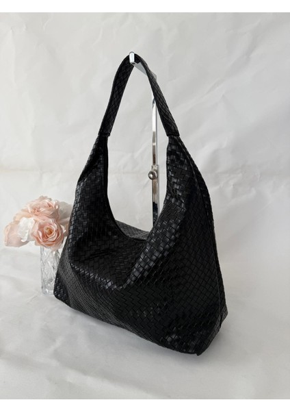 Örgü Deri Omuz Çantası Hobo Çanta – Omuz Askılı, Yumuşak Deri, Günlük & Şık Spacious Shoulder Bag fiyatları