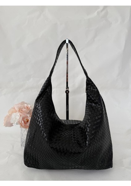 Örgü Deri Omuz Çantası Hobo Çanta – Omuz Askılı, Yumuşak Deri, Günlük & Şık Spacious Shoulder Bag modelleri