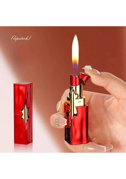 Sıra Dışı Tasarım Kadınlara Özel Mini Lipstick (Ruj) Gazlı Çakmak fiyatları