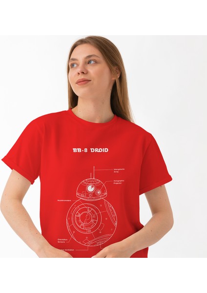 Bb-8 Tişört - Kırmızı fiyatları