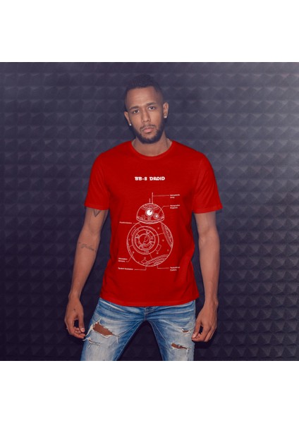 Bb-8 Tişört - Kırmızı modelleri