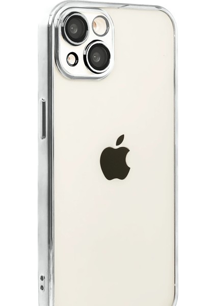 Lvsqvr Newface Apple Iphone 15 Razer Lensli Silikon - Gümüş fiyatları