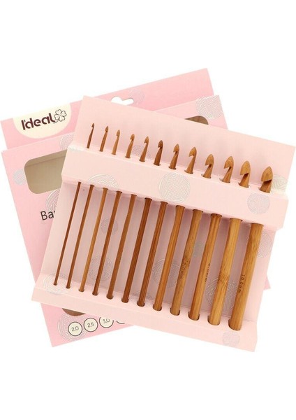 Bambu Tığ Seti, 12 Farklı Numaralı Tığ Seti