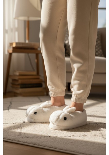 Panduf Hayvan Figürlü Peluş Tüylü Ev Ayakkabısı Yumuşak Taban Ev Botu fırsatları