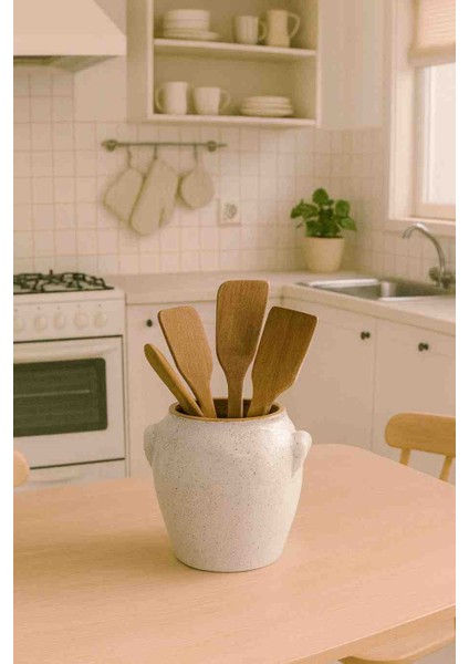 Dekoratif Retro Seramik Kaşıklık