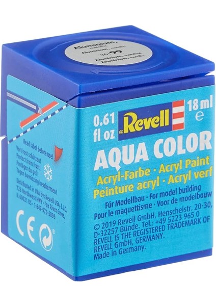 - Su Bazlı Maket Boyası Aluminyum Metalik 18 ml
