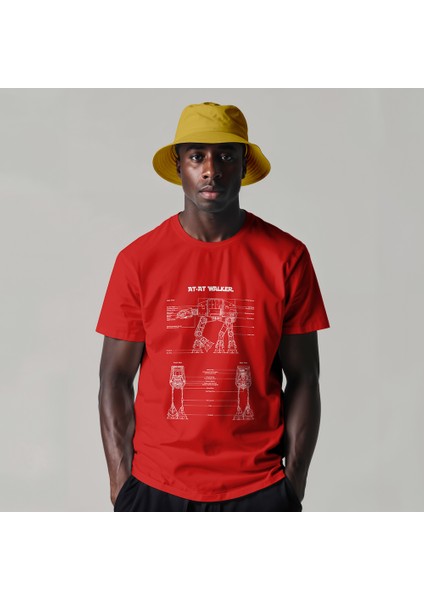At-At Walker Tişört - Kırmızı modelleri