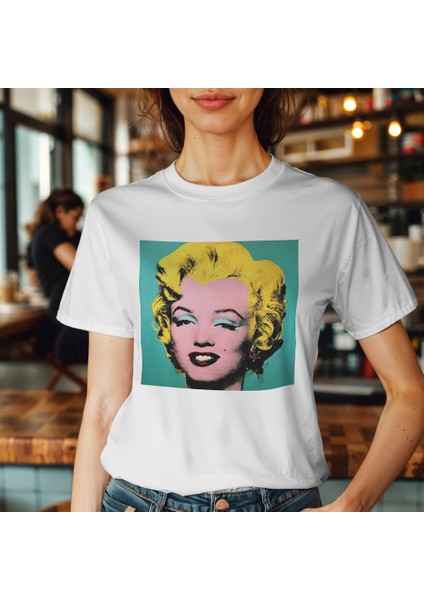 Andy Warhol / Marilyn Monroe Blue Tişört - Beyaz fiyatları