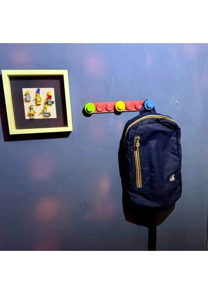 Renkli LEGO Tarzı Duvar Askılığı – Dekoratif ve Fonksiyonel Tasarım fiyatları
