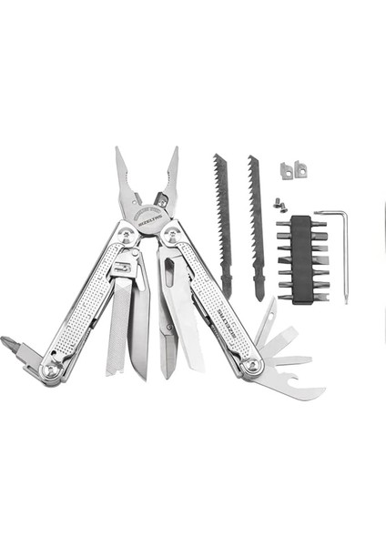 Multi Tool Pro 15 Fonksiyonlu 180 mm Çok Amaçlı Pense Çakı Seti