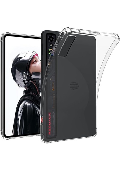 Redmagic Astra Gaming Tablet Için Kılıf, Ultra Ince Yumuşak Tpu Kılıf, Darbeye Dayanıklı Koruyucu-Şeffaf