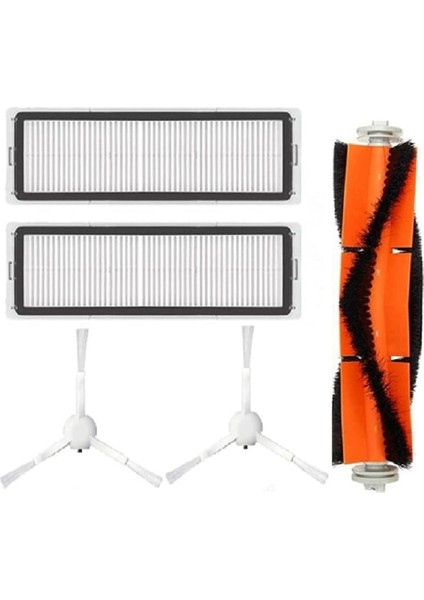 Set 1 Filtre Fırça SETI-(S10 PRO-S10-S10T Için Değil) Xiaomi Vacuum S10+ (Plus) ile Uyumlu