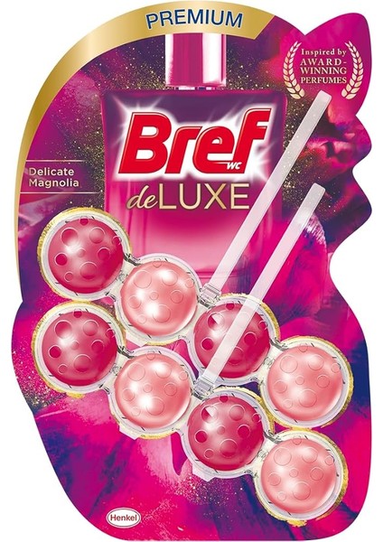 Wc Deluxe Manolya Duo Pack 2'li Premium Klozet Temizleme Topları, 1 x 2 Adet, Manolya 2