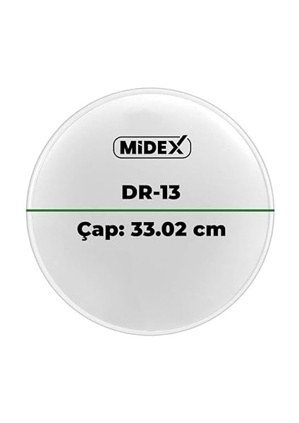 DR-13WH Beyaz Renk 13 Inç Tom Bateri Davul Derisi Drumhead 13'' Inch (33.02 Cm) fiyatları