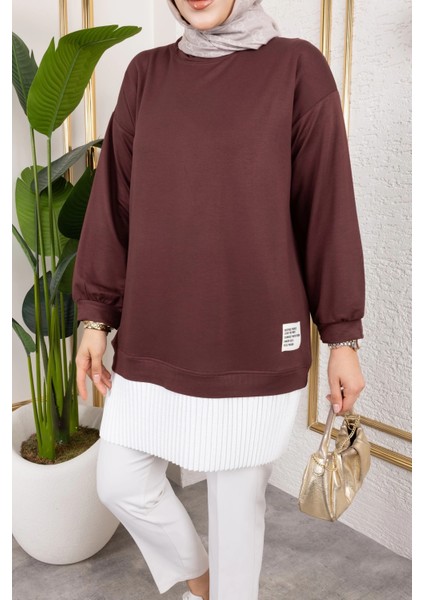 Kadın Piliseli Modal Kumaş Tunik modelleri