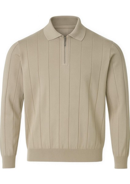 Slim Fit Polo Yaka Uzun Kol Erkek Triko - 7424 fiyatları