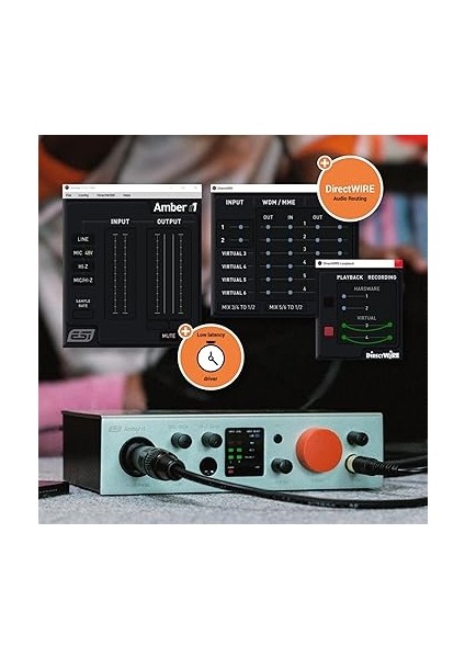 Audio Amber I1 Profesyonel 2-Giriş/2-Çıkış 24-BIT/192KHZ Usb-C Ses Kartı | Mac/pc/ios Uyumlu) indirimleri