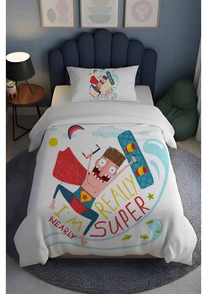 %100 Pamuk Tek Kişilik Nevresim Takımı