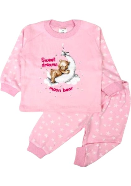 Moon Bear Baskılı Kız Takım