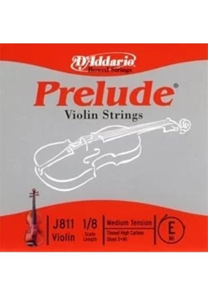 J811 Keman Tek Teli, Prelude, Scale 4/4, E-(Mi), Normal