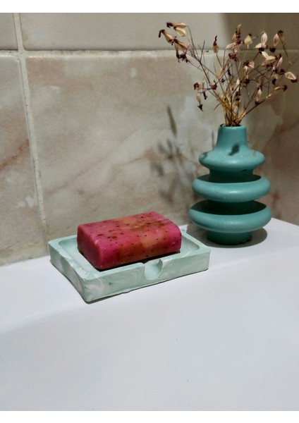 Dekoratif Desenli Katı El Sabunluk, Dökmetaş Tozu, Oluk Su Giderli fiyatları