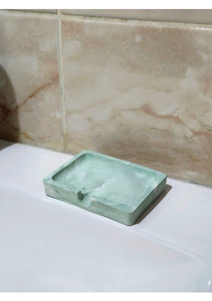 Dekoratif Desenli Katı El Sabunluk, Dökmetaş Tozu, Oluk Su Giderli modelleri