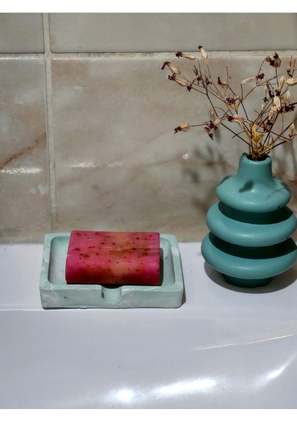 Dekoratif Desenli Katı El Sabunluk, Dökmetaş Tozu, Oluk Su Giderli indirimleri