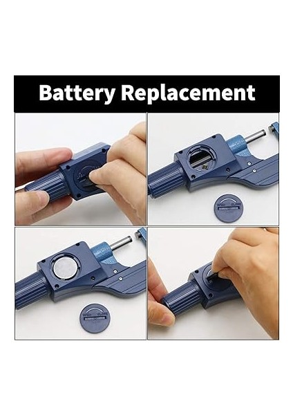 Dijital Dış Mikrometre 0-25 mm /0-1", Metrik ve Inç, 0,0005" (0,001 Mm) Çözünürlük, -0,00 Inç Doğruluk fırsatları