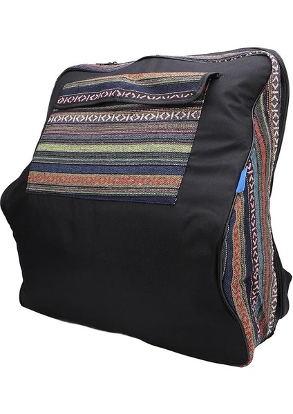 48-120 Bas Akordeon Sırt Çantası Ayarlanabilir Kayışlara Sahip Pamuklu Doku Dokusu, Seyahat Hizmetleri Için Kapasite