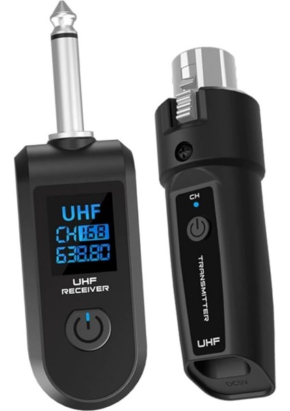 Elektrik ve Bas Gitar Için Kablosuz Gitar Vericisi Alıcısı ve Amatör Müzisyenler Için Şarjlı ve Şarj Edilebilir Enstrüman Sistemler