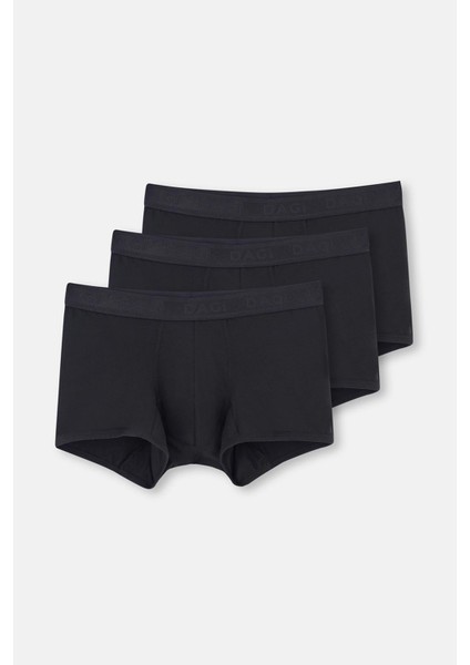 Erkek Basic Modal 3'lü Paket Boxer D4210