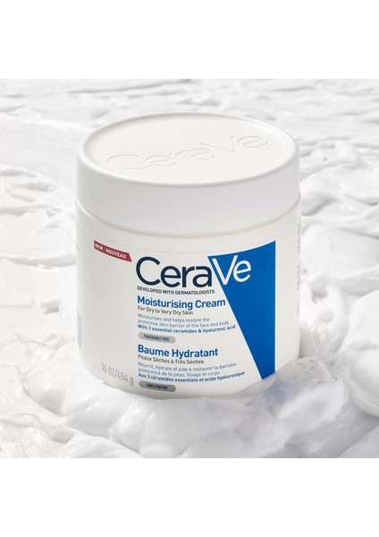 Cerave Nemlendirici ve Cilt Bariyeri Onarıcı Krem Kuru Çok Kuru Ciltler Için 454 gr