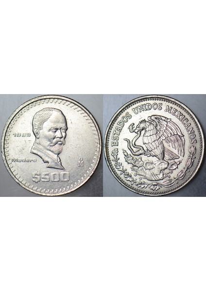 Meksika 500 Peso 1988.