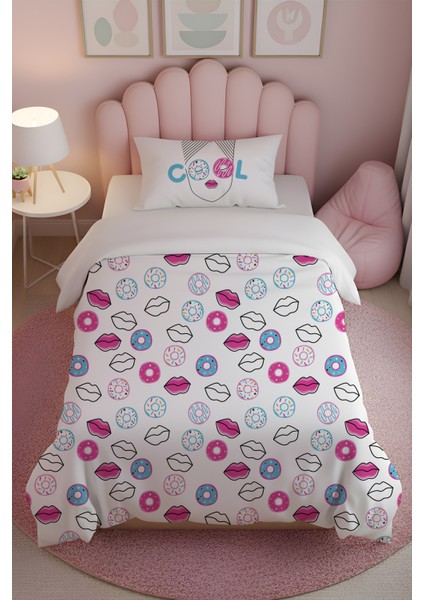 %100 Pamuk Tek Kişilik Nevresim Takımı