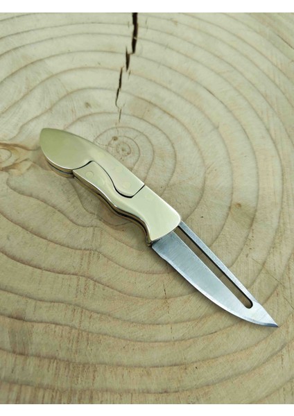 El Yapımı Pirinç Kabze Paslanmaz Çelikten Haylet Çakı Erkekler Için Kişiselleştirilebilir Hediye Kamp ve Doğa Bıçağı modelleri