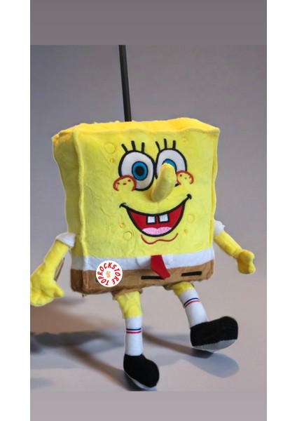Sünger Bob Peluş Oyuncak Burunlu Hediyelik Uyku Arkadaşı 30 cm