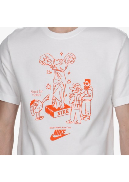 Art Is Sport Graphic T-Shirt Sportswear Spor Pamuklu T-Shirt FB9801-100 modelleri