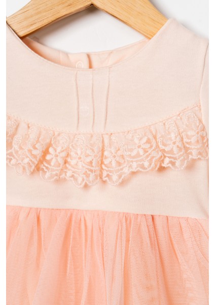 Kız Bebek Mevlütlük Elbise Dantelli Bandanalı fiyatları