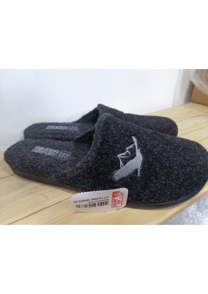 Yeni Sezon Rahat Konfor Tabanlı Keçe Kışlık Erkek Ev Terliği modelleri