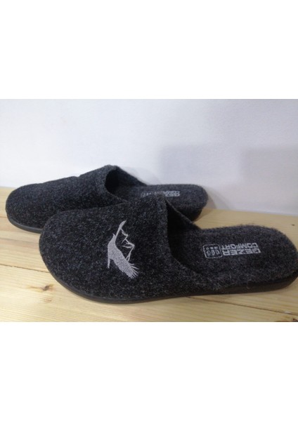 Yeni Sezon Rahat Konfor Tabanlı Keçe Kışlık Erkek Ev Terliği fırsatları