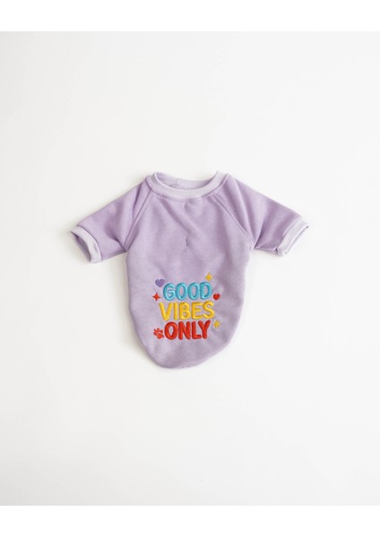 Kedi Köpek Hoodie Happy Vibes