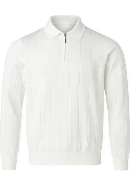 Slim Fit Polo Yaka Uzun Kol Erkek Triko - 7424 fiyatları