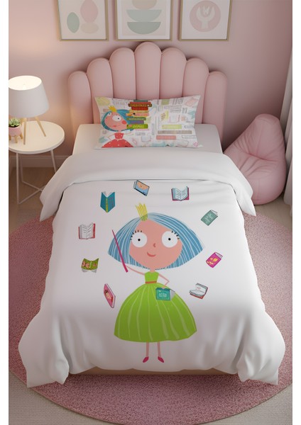 %100 Pamuk Tek Kişilik Nevresim Takımı