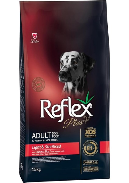 Plus ml Kısırlaştırılmış Yetişkin Köpek Maması 15 kg