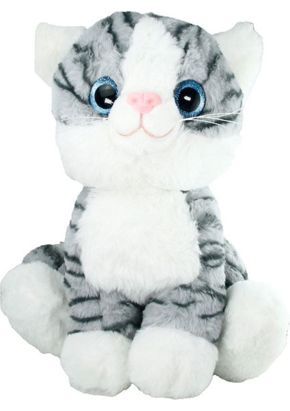 Vardem Pelüş Oyuncak Oturan Tatlı Kedi 30 cm