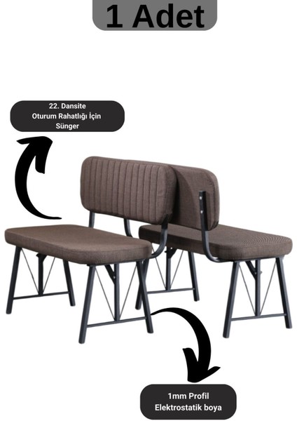 Elfin Mutfak , Yemek Odası Bahçe Balkon Otel Restoran Kafe Bench, Puf, Sırtlı Bench -1 Adet Kahve fiyatları