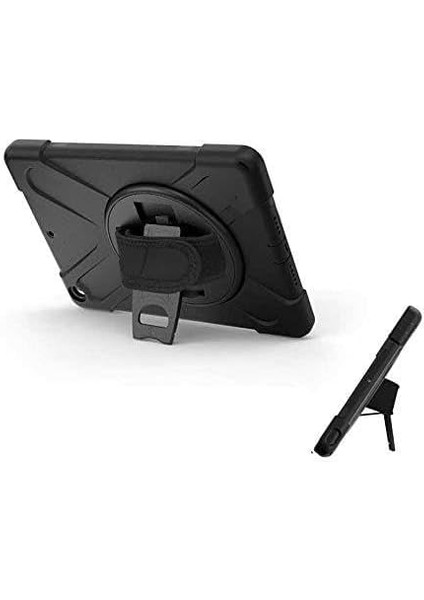 iPad 10.2 8. Nesil Kılıf Silikon Tank Darbeye Dayanıklı Çift Katman Kapak