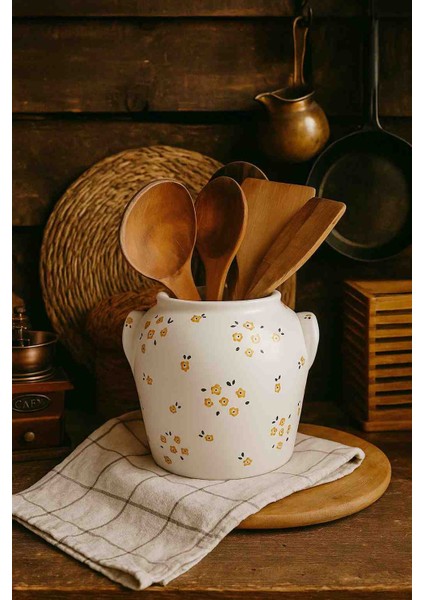 Dekoratif Rustik Seramik Kaşıklık & Vazo